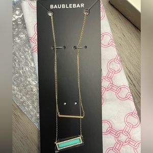 Baublebar layered necklace. NWT.